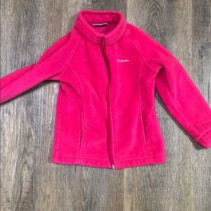 Pink Columbia fleece size 4T
